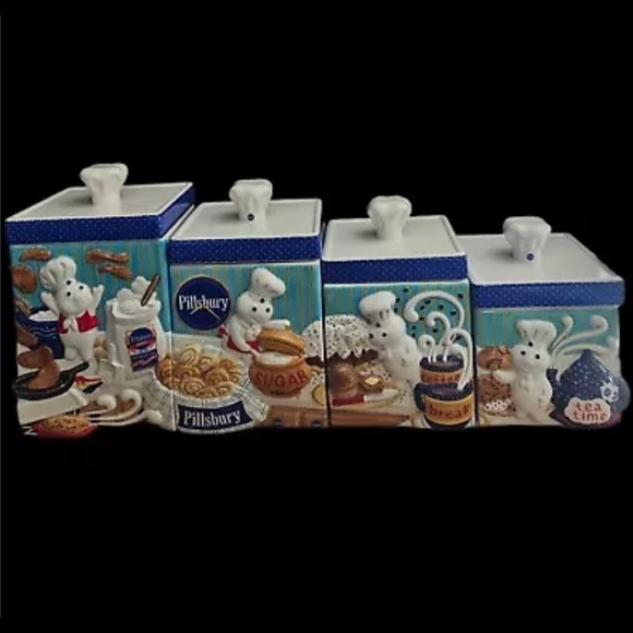 Danbury Mint Other - The Pillsbury Doughboy‎ Canister Mint 2000 Complete Set Collection